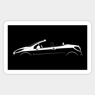 Peugeot 207 CC Silhouette Sticker